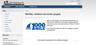 FJELLVANDRING - TESTER 1000 MILE SOKKER